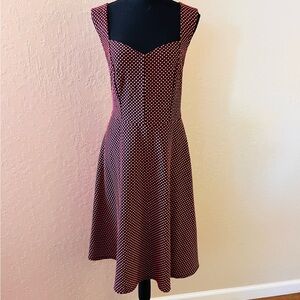 Torrid Black and Red‎ Midi Dress